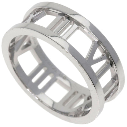 TIFFANY&Co. Atlas open Ring K18 White Gold Ladies [Used]