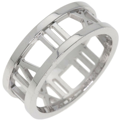 TIFFANY&Co. Atlas open Ring K18 White Gold Ladies [Used]