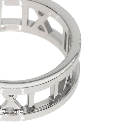 TIFFANY&Co. Atlas open Ring K18 White Gold Ladies [Used]