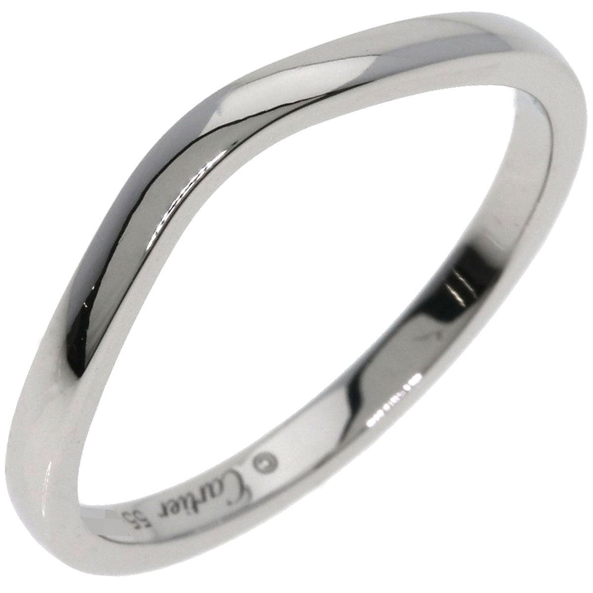 CARTIER Ballerina Curves #55 Ring Platinum PT950 Ladies [Used]