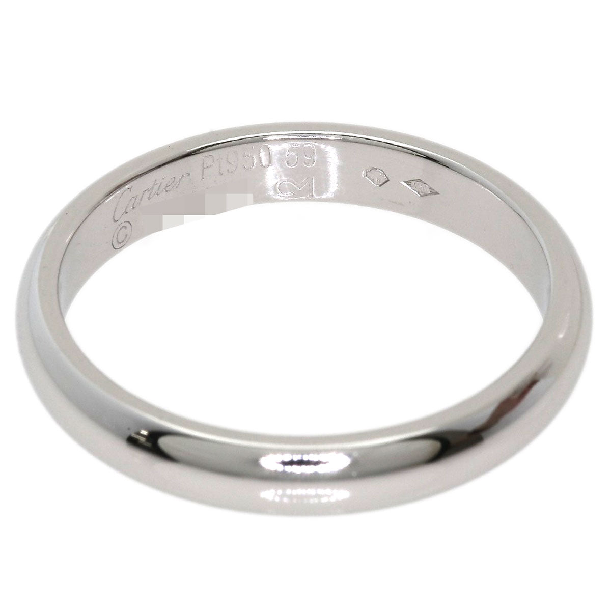 CARTIER Wedding # 59 Ring Platinum PT950 Ladies [Used]