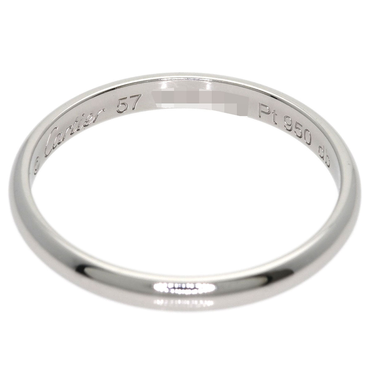 CARTIER Wedding #57 Ring Platinum PT950 Ladies [Used]