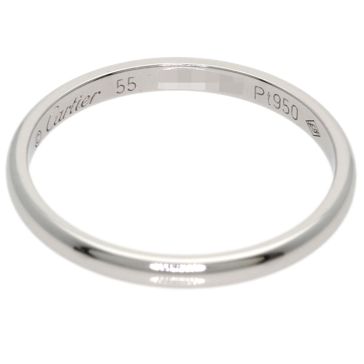 CARTIER Wedding #55 Ring Platinum PT950 Ladies [Used]
