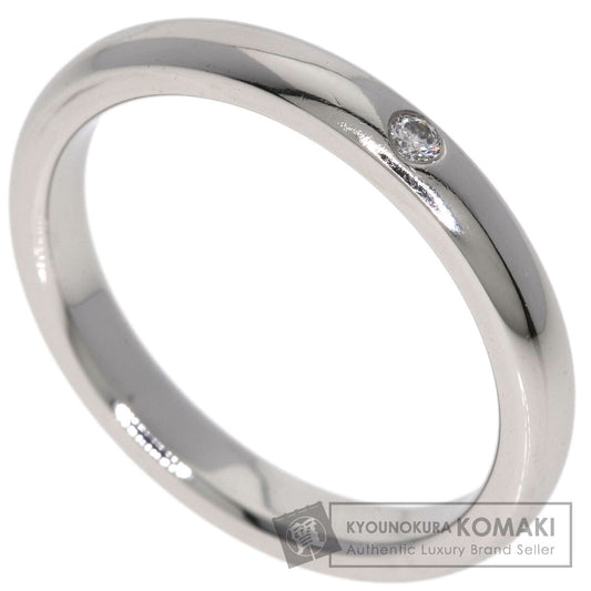 TIFFANY&Co. Stacking band 1P Diamond Ring Platinum PT950 Ladies [Used]