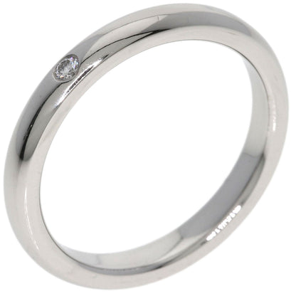 TIFFANY&Co. Stacking band 1P Diamond Ring Platinum PT950 Ladies [Used]