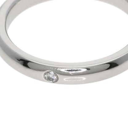 TIFFANY&Co. Stacking band 1P Diamond Ring Platinum PT950 Ladies [Used]