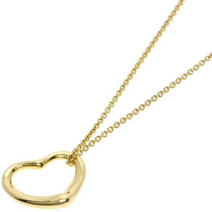 TIFFANY&Co. Open heart Necklace K18 Yellow Gold Ladies [Used]