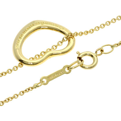 TIFFANY&Co. Open heart Necklace K18 Yellow Gold Ladies [Used]