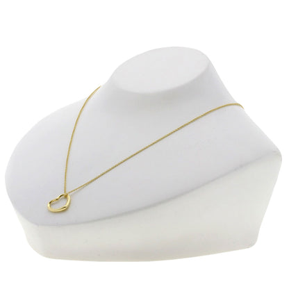 TIFFANY&Co. Open heart Necklace K18 Yellow Gold Ladies [Used]