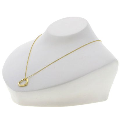 TIFFANY&Co. Open heart Necklace K18 Yellow Gold Ladies [Used]