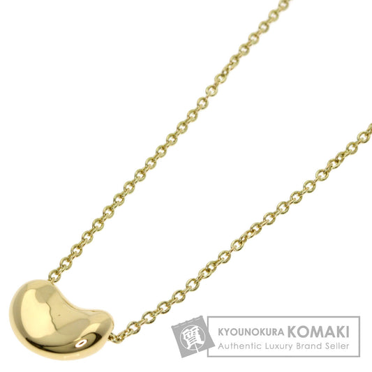TIFFANY&Co. Bean Necklace K18 Yellow Gold Ladies [Used]