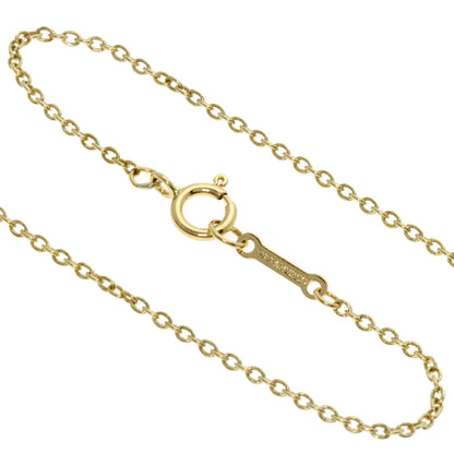 TIFFANY&Co. Bean Necklace K18 Yellow Gold Ladies [Used]