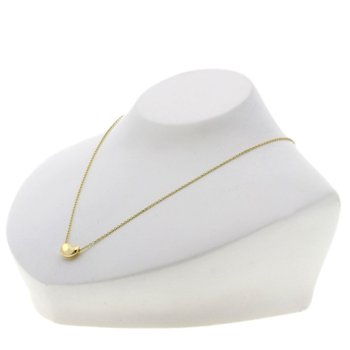 TIFFANY&Co. Bean Necklace K18 Yellow Gold Ladies [Used]