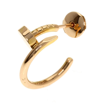CARTIER Juste un Clou Hoop Earrings, Size SM, for the left ear. earring K18 Yellow Gold Ladies [Used]