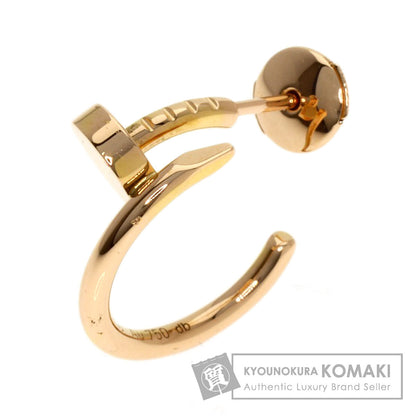 CARTIER Juste un Clou Hoop Earrings, Size SM, for the left ear. earring K18 Yellow Gold Ladies [Used]