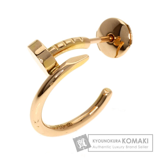 CARTIER Juste un Clou Hoop Earrings, Size SM, for the left ear. earring K18 Yellow Gold Ladies [Used]