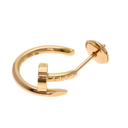 CARTIER Juste un Clou Hoop Earrings, Size SM, for the left ear. earring K18 Yellow Gold Ladies [Used]