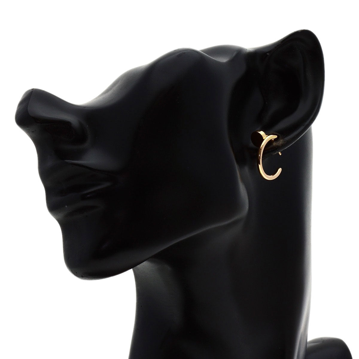 CARTIER Juste un Clou Hoop Earrings, Size SM, for the left ear. earring K18 Yellow Gold Ladies [Used]