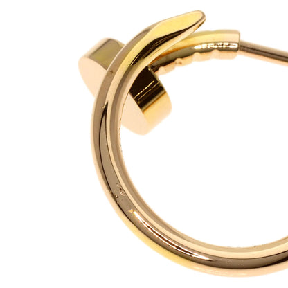 CARTIER Juste un Clou Hoop Earrings, Size SM, for the left ear. earring K18 Yellow Gold Ladies [Used]