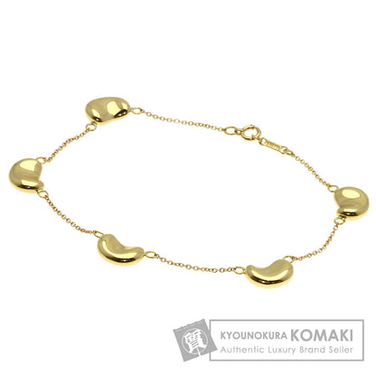 ティファニー 5P ビーン ブレスレット K18イエローゴールド レディース 【中古】【TIFFANY&Co.】