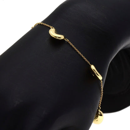 ティファニー 5P ビーン ブレスレット K18イエローゴールド レディース 【中古】【TIFFANY&Co.】