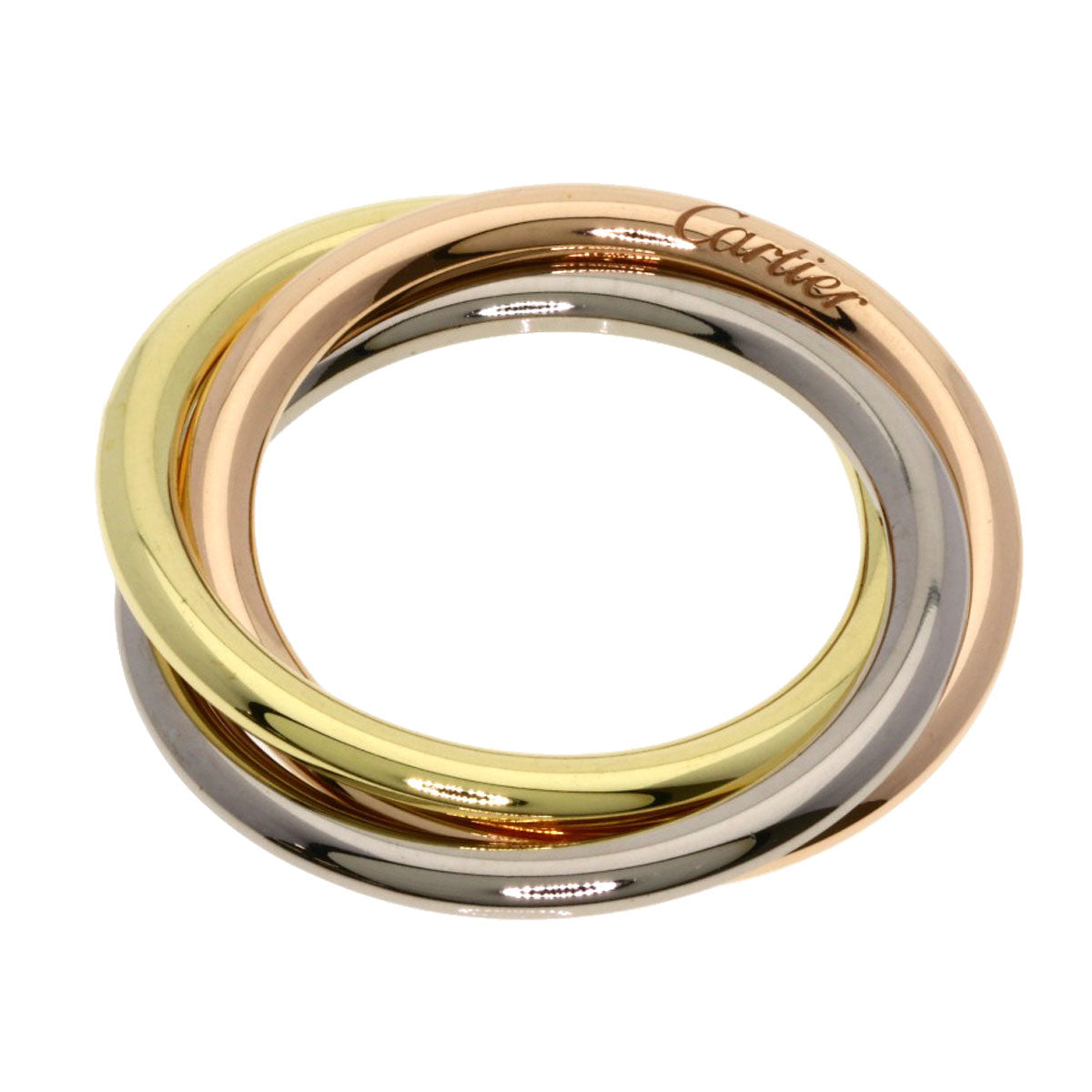 CARTIER Trinity Pendant top K18 Yellow Gold Ladies [Used]