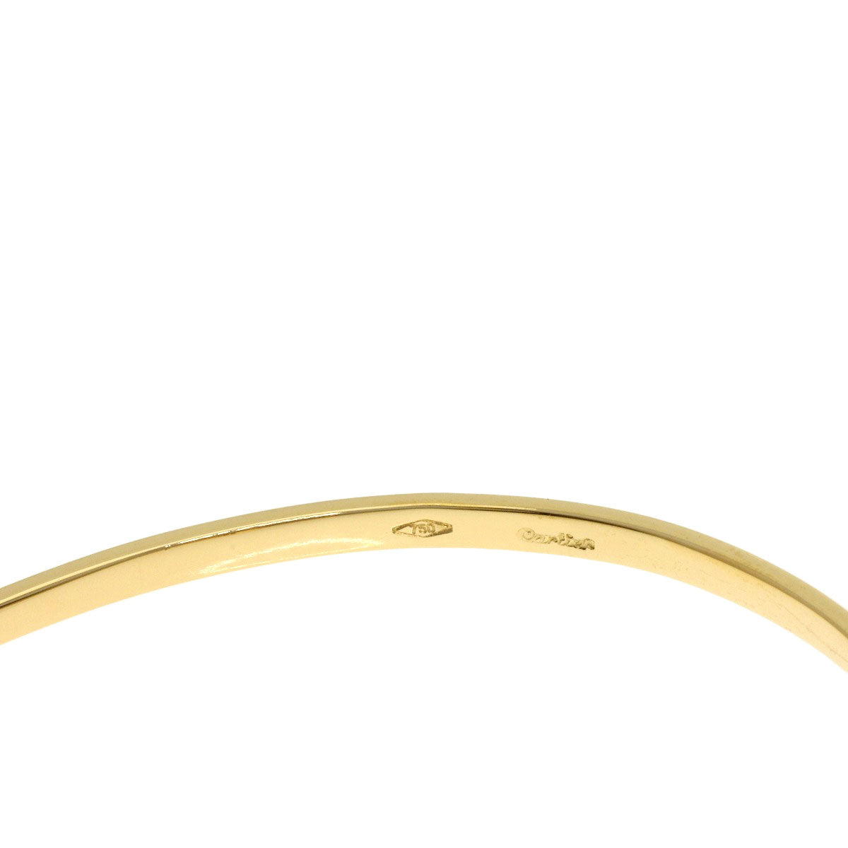 CARTIER Vintage 2C Diamond Bracelet K18 Yellow Gold Ladies [Used]