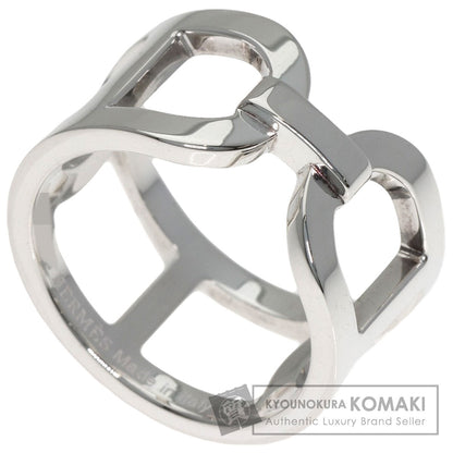 HERMES Ever Shane Dunkle #52 Ring Silver Ladies [Used]