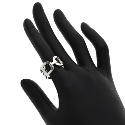 HERMES Ever Shane Dunkle #52 Ring Silver Ladies [Used]