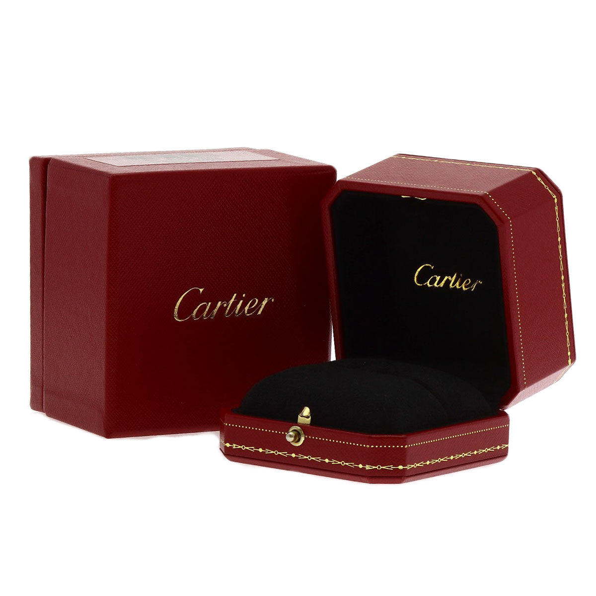 CARTIER Solitaire Diamond G-VVS2-VG #48 Ring Platinum PT950 Ladies [Used]