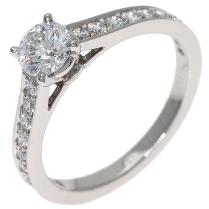 CARTIER Solitaire Diamond G-VVS2-VG #48 Ring Platinum PT950 Ladies [Used]