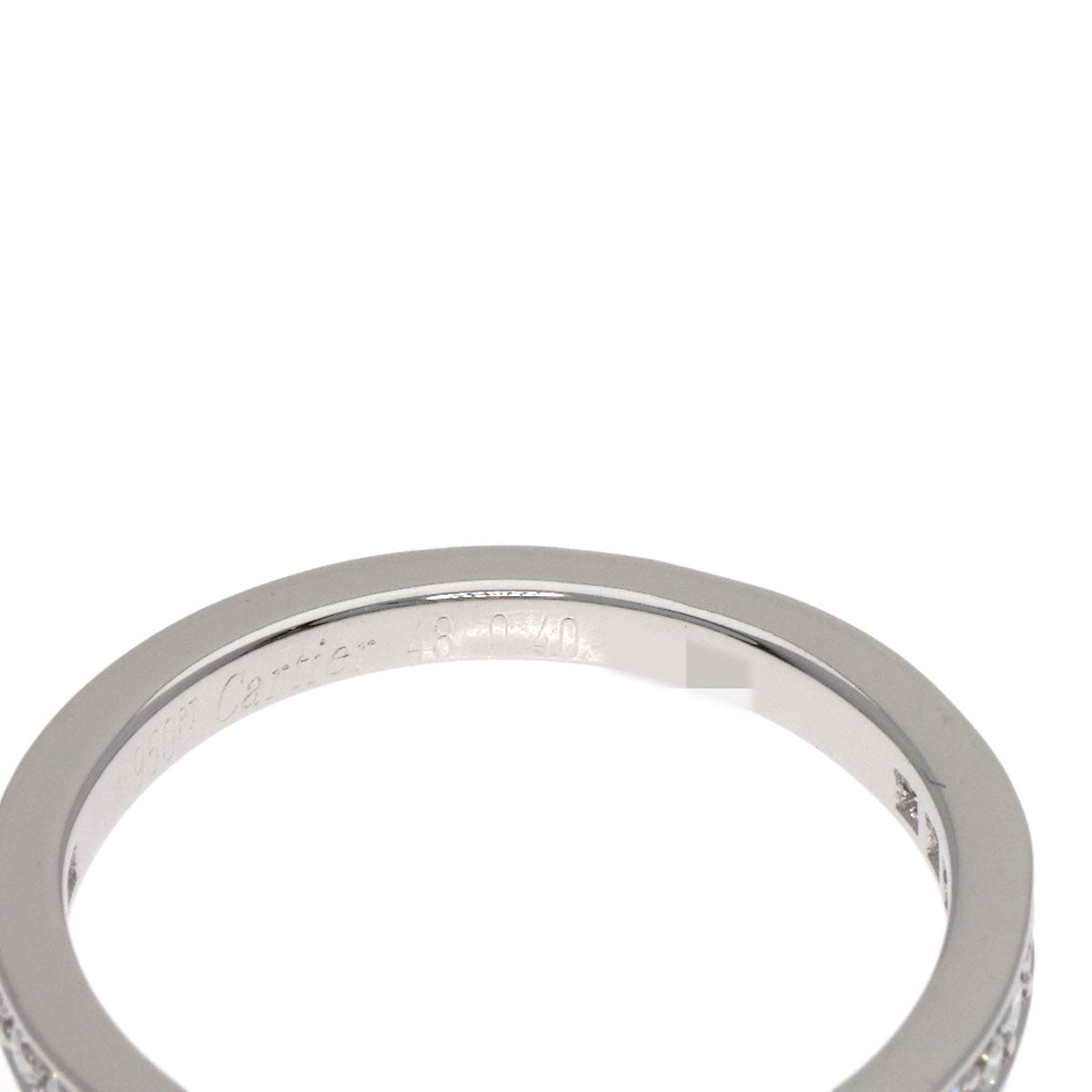 CARTIER Solitaire Diamond G-VVS2-VG #48 Ring Platinum PT950 Ladies [Used]