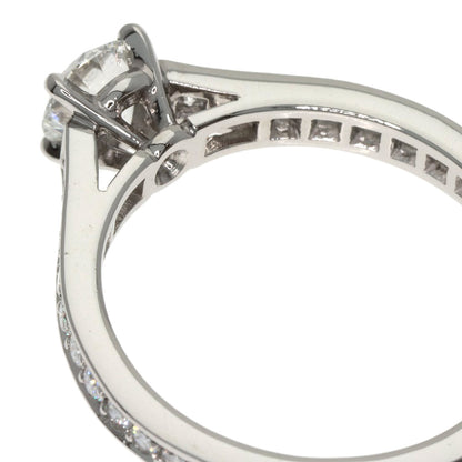 CARTIER Solitaire Diamond G-VVS2-VG #48 Ring Platinum PT950 Ladies [Used]