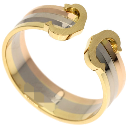 CARTIER C2 Vintage 3 Color #53 Ring K18 Yellow Gold K18 White GoldLadies [Used]