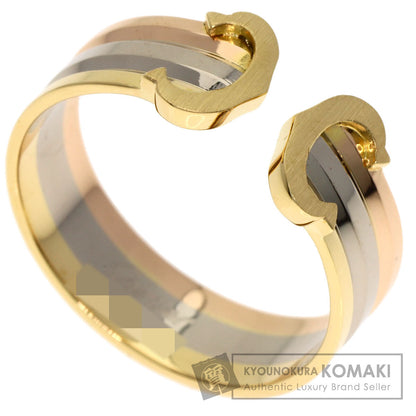 CARTIER C2 Vintage 3 Color #53 Ring K18 Yellow Gold K18 White GoldLadies [Used]