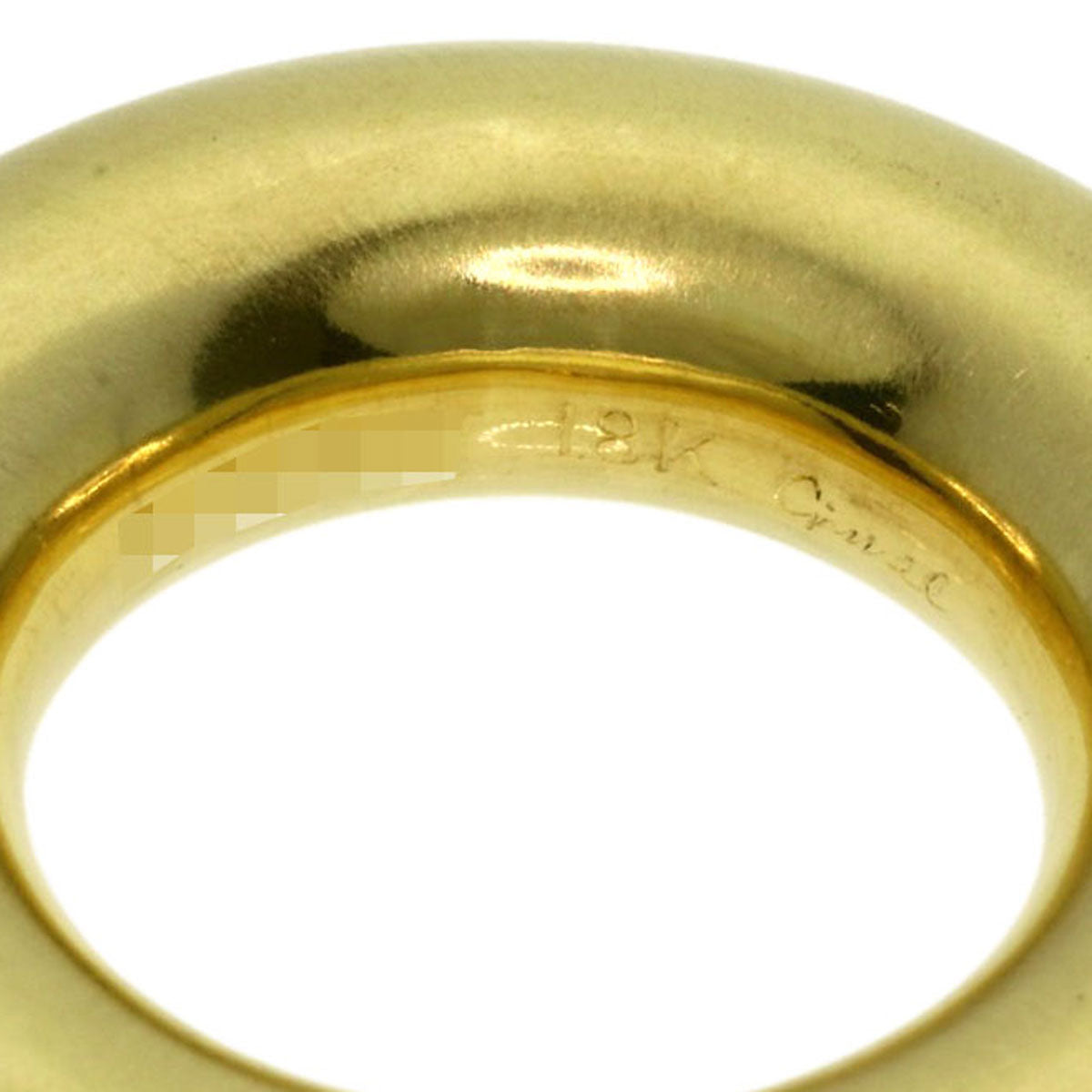 Gimel Circle Pendant top 18K Ladies [Used]
