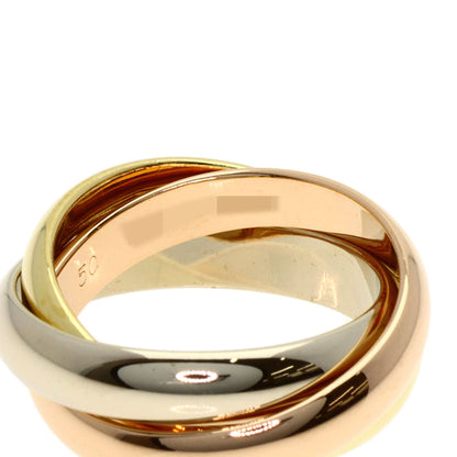 CARTIER Trinity #50 Ring K18 Yellow Gold K18 White GoldLadies [Used]