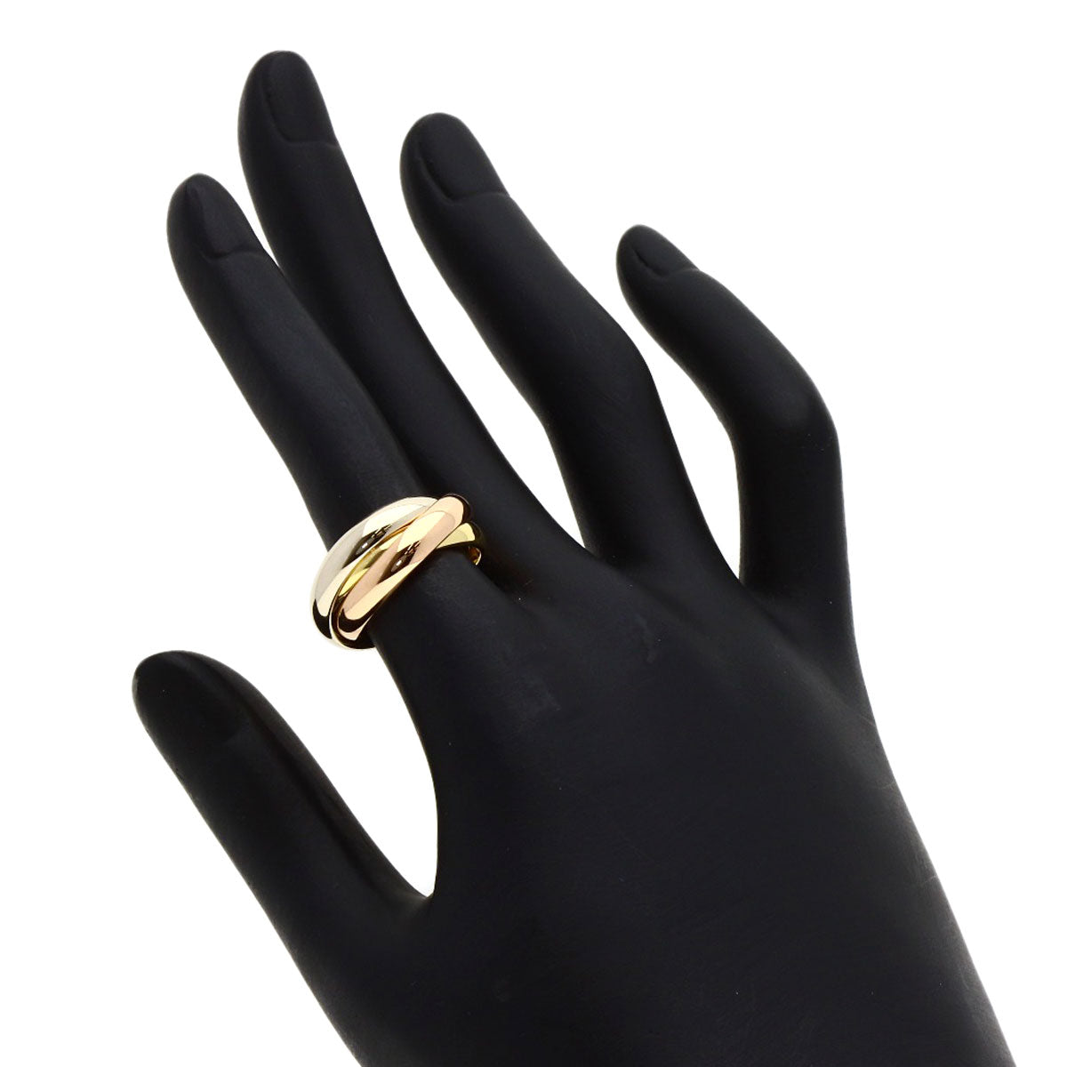 CARTIER Trinity #50 Ring K18 Yellow Gold K18 White GoldLadies [Used]