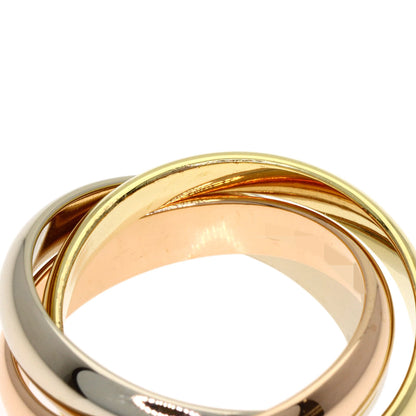 CARTIER Trinity #50 Ring K18 Yellow Gold K18 White GoldLadies [Used]