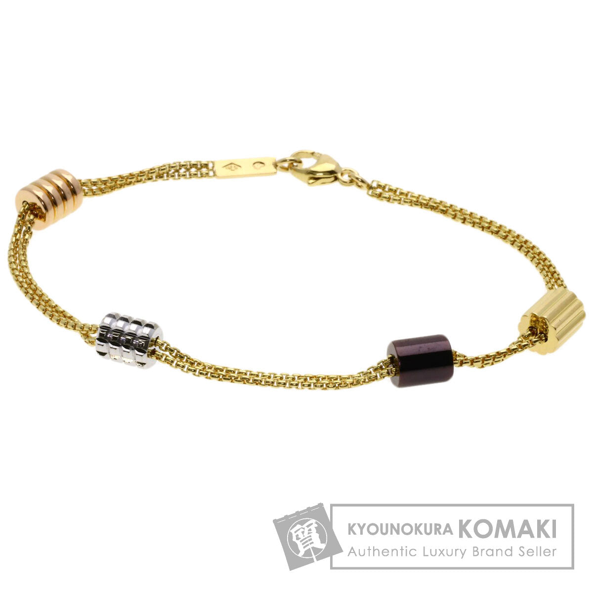 ブシュロン キャトル ブレスレット K18イエローゴールド/K18WG/K18PG レディース 【中古】【Boucheron】