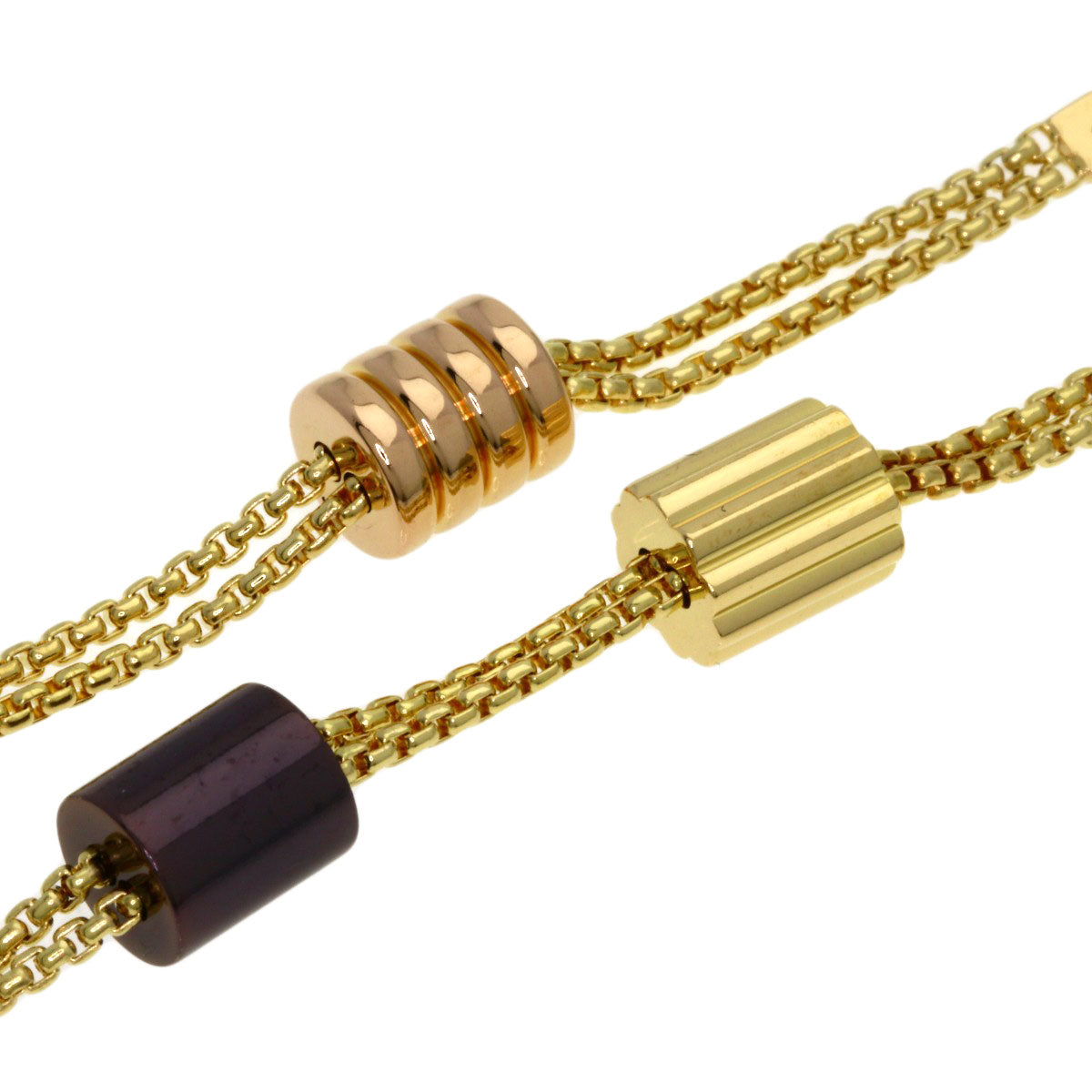 ブシュロン キャトル ブレスレット K18イエローゴールド/K18WG/K18PG レディース 【中古】【Boucheron】