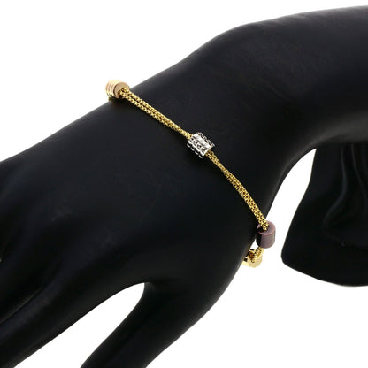 ブシュロン キャトル ブレスレット K18イエローゴールド/K18WG/K18PG レディース 【中古】【Boucheron】