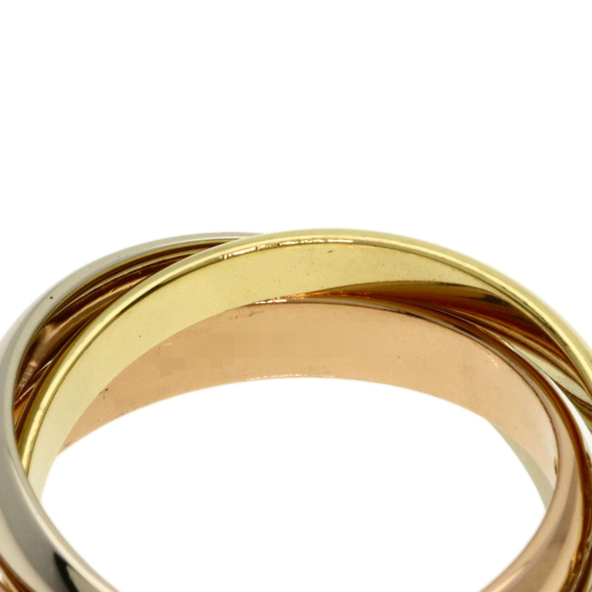 カルティエ トリニティ 3P ダイヤモンド #54 リング・指輪 K18イエローゴールド/K18WG/K18PG レディース 【中古】【CARTIER】