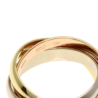 カルティエ トリニティ #49 リング・指輪 K18イエローゴールド/K18PG/K18WG レディース 【中古】【CARTIER】
