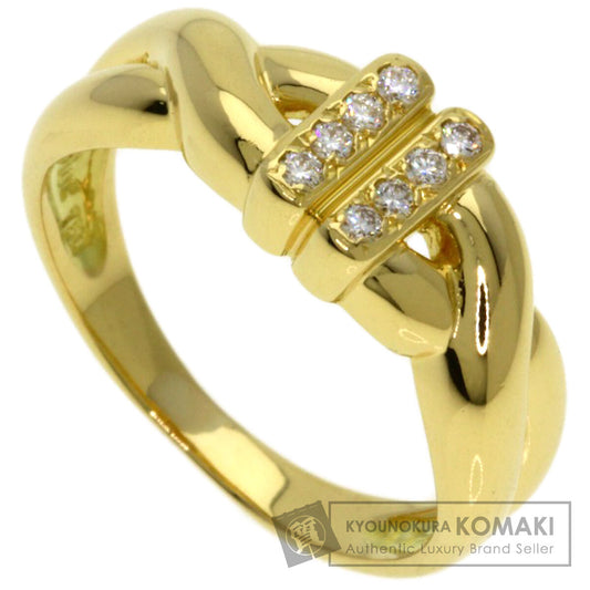 Dior Diamond Ring K18 Yellow Gold Ladies [Used]