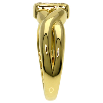 Dior Diamond Ring K18 Yellow Gold Ladies [Used]