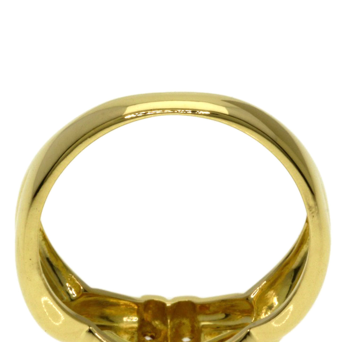 Dior Diamond Ring K18 Yellow Gold Ladies [Used]