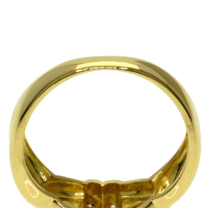 Dior Diamond Ring K18 Yellow Gold Ladies [Used]