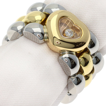 Chopard Happy Diamond Heart Ring K18 Yellow Gold Stainless SteelLadies [Used]