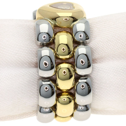 Chopard Happy Diamond Heart Ring K18 Yellow Gold Stainless SteelLadies [Used]